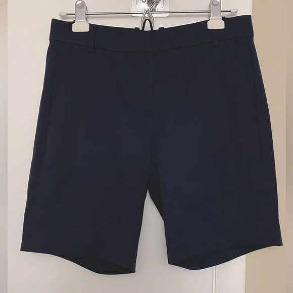 NWOT Tory Burch Sport Tech Twill Golf Shorts Navy Size 4 - Picture 4 of 10